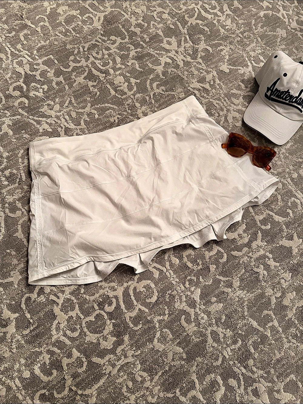 Lululemon Pace Rival Skirt White Skort